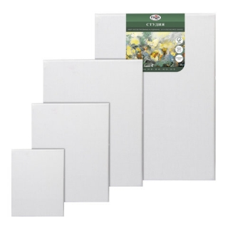 Холсты на подрамнике Гамма Студия, Набор 4 шт., грунтованные, 100% хлопок, мелкое зерно, 280818_30