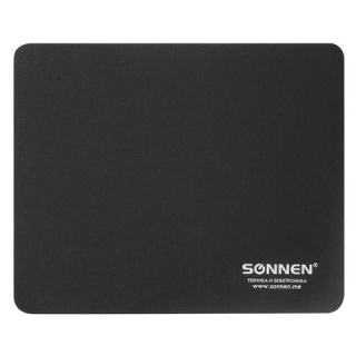 Коврик для мыши Sonnen, резина+ткань, 220х180х3 мм, 5 видов, 512817