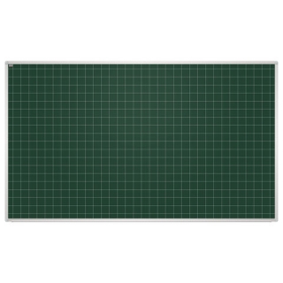 Доска для мела магнитная 85x100 см, зеленая, В КлетКУ, алюминиевая рамка, EDUCATION 2х3, TKU8510K