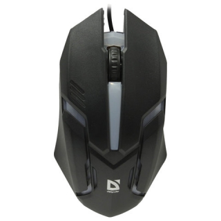 Мышь проводная Defender CYBER MB-560L, USB, 2 кнопки + 1 колесо-кнопка, оптическая, черная, 52560