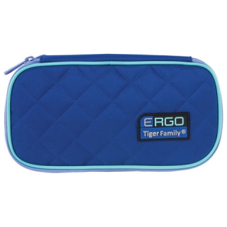 Пенал Tiger Family (Тайгер), 1 отделение, раскладная откидная планка, синий/голубой, 23х12х7 см, TGRW-007F1