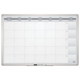 Доска-планинг на месяц, магнитно-маркерная, 60x90 см, алюминиевая рамка, OFFICE, 2х3, TP004