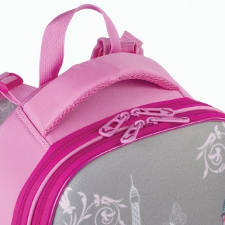 Ранец Brauberg Premium, 2 отделения, с брелоком, для девочек, Париж, 38х29х18 см, 227813