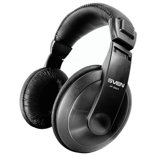 Наушники Sven AP-860V, проводные, 2,5 м, стерео, полноразмерные с оголовьем, черные, SV-AP860V
