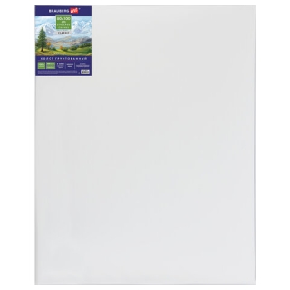 Холст на подрамнике Brauberg Art Classic, 80х100 см, грунтованный, 100% хлопок, крупное зерно, 190647