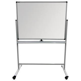 Доска для мела/магнитно-маркерная на стенде (90х120 см), 2-сторонняя, Зеленая/Белая, Brauberg Premium, 236852