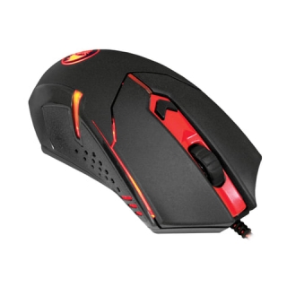 Мышь проводная игровая Redragon Centrophorus, USB, 5 кнопок + 1 колесо-кнопка, оптическая, черная, 70235