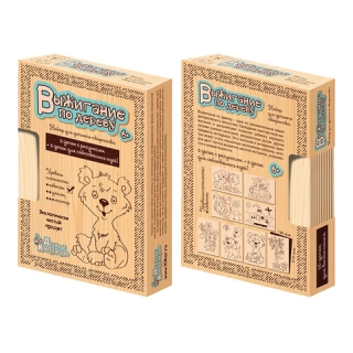 Набор досок для выжигания Новичок (8 с рисунком + 2 чистые), 15х21 см, Десятое королевство, 01723