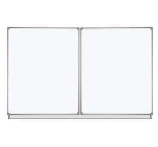 Доска магнитно-маркерная 3-х элементная 100х150/300 см, 5 рабочих поверхностей, белая, STAFF, 238010