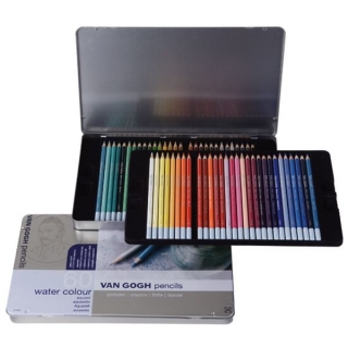Подарочный набор цветных акварельных карандашей Van Gogh Royal Talens, 60 цветов