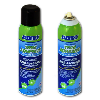 Клей ABRO профессиональный аэрозольный для металла, ткани, резины и тд, 382 г