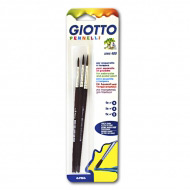Набор круглых кистей из натурального ворса пони № 3, 4, 5 GIOTTO Pennelli Brushes FILA, 3 шт.