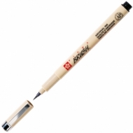 Набор капиллярных ручек Sakura Pigma: 6 ручек Pigma MIcron+1 Pigma Brush