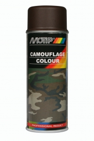 Аэрозольная светопоглощающая краска с камуфляжным эффектом MOTIP CAMOUFLAGE COLOUR бензостойкая