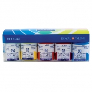 Набор художественной гуаши Royal Talens Extra Fine Quality, 10 цветов по 16 мл, в стекле