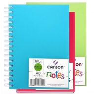 Блокнот на спирали Notes 120г/м.кв 10.5*14.8см 50л пластиковая обложка