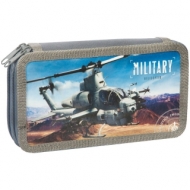 Пенал 2 отделения, 190*110 ArtSpace "Военные вертолеты", ламинация