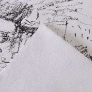 Бумага для набросков CANSON 1557, 120 г/м2, формат A2, блок 50 листов