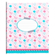 Тетрадь 96л., А5, клетка ArtSpace "Узоры. Gentle style", ВД-лак