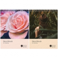 Скетчбук-блокнот для эскизов и зарисовок 60л. А5 на гребне ArtSpace "Следуй за мечтой", 120г/м2