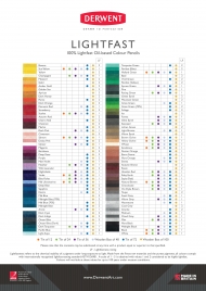 Набор цветных карандашей Lightfast 100 цветов в деревянной упаковке Derwent