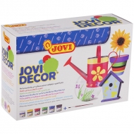 Краски акриловые JOVI, 6 цветов по 55мл, кисть в комплектен