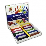 Набор пластилина "Классика" ЛУЧ, 12 цветов, стек в наборе