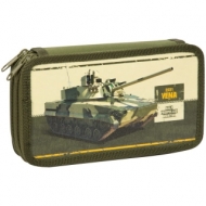 Пенал 2 отделения, 190*110 ArtSpace "Военная техника", ламинация