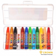 Пастель масляная Crown "ArtStory", 12 цветов, пластиковая упаковка