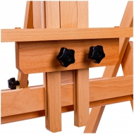 Мольберт напольный горизонтальный Гамма, 61х65,5х137 (174)см, бук