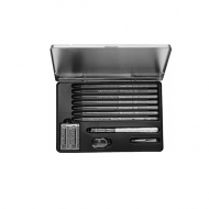 Художественный набор для рисования набросков и эскизов Monolith Box Cretacolor, 7 карандашей и акссессуары