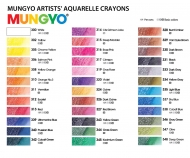 Набор профессиональной акварельной пастели Mungyo GALLERY, 12 цветов и кисть