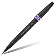 Брашпен Pentel Brush Sign Pen Artist, кисть 0,5-5 мм, фиолетовая, SESF30C-V