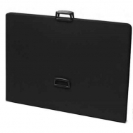 Папка на молнии для рисунков Economy Teloman, формат А2, черная