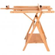 Мольберт напольный горизонтальный Гамма, 61х65,5х137 (174)см, бук
