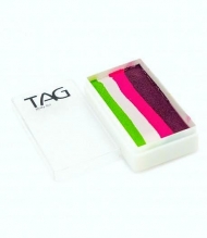 Профессиональный гипоаллергенный аквагрим Сплит-кейк TAG «Цветы», 30г, 4 цвета