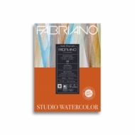 Альбом для акварели Fabriano Watercolour Studio 300г/кв.м (25%хлопок) 22,9x30,5см Сатин 50л склейка по 1 стороне