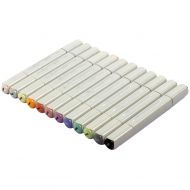 Набор маркеров для творчества Vista-Artista "Style" 12цв., пулевидный/скошенный, 0.7мм/1-7мм, Манга