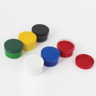 Краски пальчиковые Юнландия "Маленький ежик", 6 цветов по 60 мл, в баночках