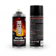 Аэрозольная эмаль жаростойкая +1000°С Decorix ® • 520 мл • матовая