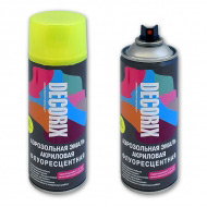 Аэрозольная краска флуоресцентная DECORIX 520 мл