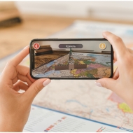 Карта "Россия" политико-административная Globen, 1:8,5 млн., 1010*700мм, интерактивная