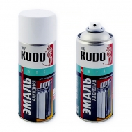 Эмаль для радиаторов отопления Kudo, аэрозоль 520 мл, белая