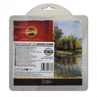Художественные цветные карандаши «Пейзаж» Koh-I-Noor POLYCOLOR набор «Landscape», 24 цв.