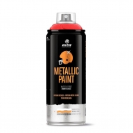 Аэрозольная краска с глянцевым эффектом металлик MTN PRO Metallic Paint для внутренних и наружных работ, 400 мл