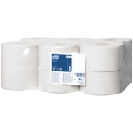 Бумага туалетная Tork Universal(T2) 1 слойн., мини-рулон, 200м/рул, белая