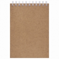 Скетчбук  Brauberg Art "Debut", акварельная белая бумага 200 г/м2 Гознак, 145х205 мм, 40 листов, гребень, подложка