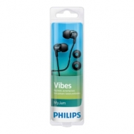 Наушники PHILIPS SHE3550BK/00, проводные, 1,2 м, стерео, вкладыши, черные, SHE3550BK/00