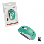 Мышь беспроводная Genius NX-7010, 2 кнопки + 1 колесо-кнопка, оптическая, бирюзовая, 31030114109