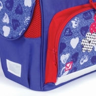 Ранец Brauberg Style c эргономичной спинкой, для девочек, Божья коровка, 37х28х21 см, 227826